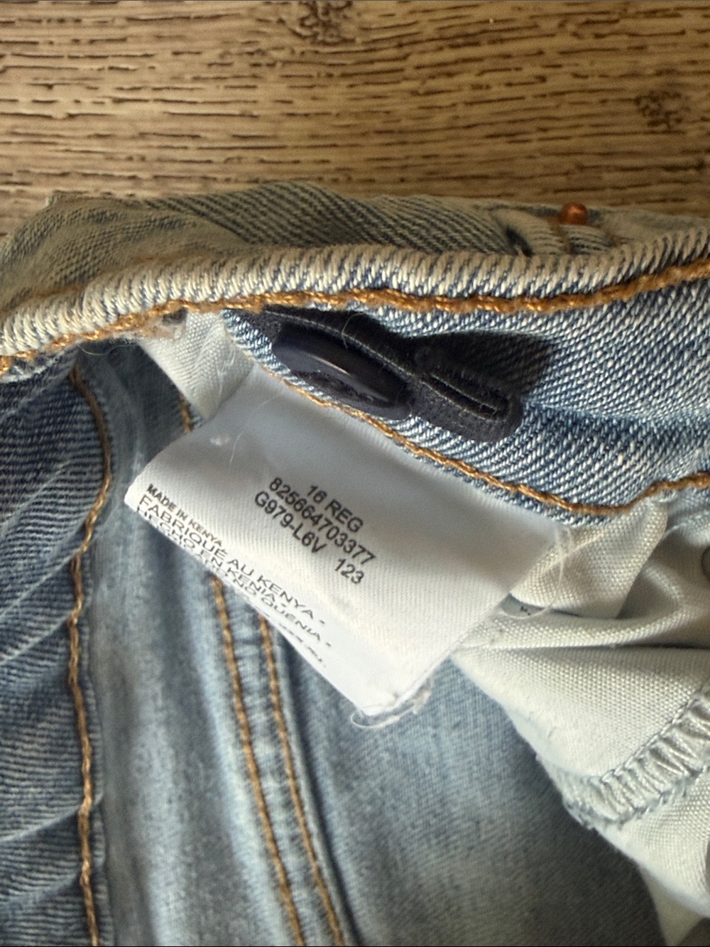 Levi's Light Wash Distressed Denim Shorts - Picture 3 of 4
